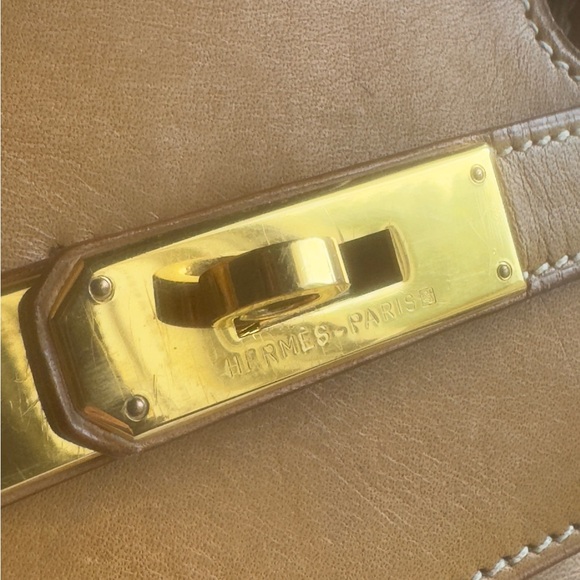 Authentic Hermes Birkin Vache Naturelle GHW w/H Spa receipt! - Picture 6 of 15